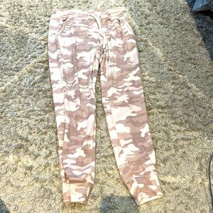 Pink army joggers